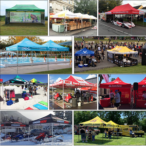 Sergi ticari promosyon özelleştirme çadır için açık reklam çadır 10x20 Pop up güneşlik Gazebo gölgelik - Product Image 5
