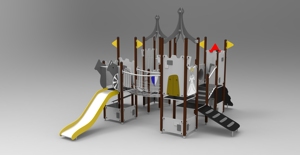 Công Viên Giải Trí Phổ Biến Trò Chơi Trẻ Em Sân Chơi Ngoài Trời Thiết Bị - Product Image 3