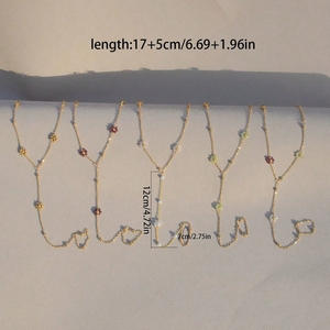 <span class=keywords><strong>Bracciale</strong></span> a catena con anello da dito in acciaio inossidabile placcato oro 18 carati, stile boho con perline e fiore, <span class=keywords><strong>bracciale</strong></span> con manico dorato - Product Image 6