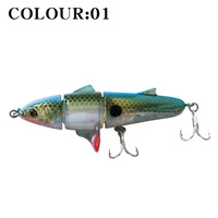 Appâts de pêche en plastique segmentés Wobbler Pesca Knobby 24g
