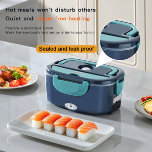 Boîtes à lunch électriques portables 2 en 1 de haute qualité pour voiture, <span class=keywords><strong>camion</strong></span>, maison, bureau, isolées pour garder les aliments au chaud - Product Image 3