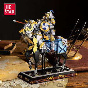 JIESTAR JJ9050 1247 pièces Série Cinéma Chevalier Médiéval Modèle de Blocs de Construction Ornementaux Jouet Éducatif Technique Cadeau de Festival - Product Image 2
