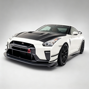 Ailerons avant en fibre de carbone style VER pour Nissan GT-R R35 2017-2019 - Product Image 2