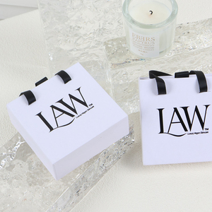 Custom logo Kids Hair Accessories Paper <b>Gift</b> <b>Box</b> With Handle - Product Image 2