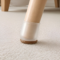 Protections de pieds de chaise en silicone, embouts pour sols avec protection anti-rayures et réduction du bruit pour sols en bois dur, fabriquées en Chine