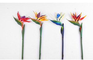 Décoration d'intérieur : Fleurs artificielles d'oiseau de <span class=keywords><strong>paradis</strong></span>, plantes en plastique réalistes au toucher naturel pour la remise des diplômes - Product Image 4