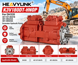 Conjunto de Bomba Hidráulica para Excavadora K3V180DT-HNOP, Pieza de Repuesto para Maquinaria de Construcción DH320 - Product Image 3