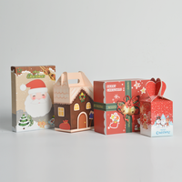 Boîtes à gâteaux et à fruits de qualité alimentaire, boîtes d'emballage alimentaire carrées en papier avec poignée