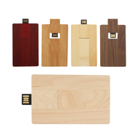 Kartu Memori Flash Kayu Nand Flash Memory Chip 1TB USB Flash Drive Kayu Persegi Panjang Logo Laser Kustom Hadiah Bisnis Pernikahan