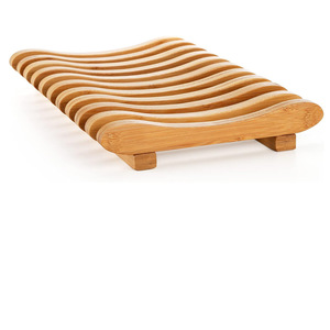 ชั้นวางจานไม้ไผ่ขนาดใหญ่ แบบอเนกประสงค์ สำหรับเก็บจานและชาม - Product Image 3