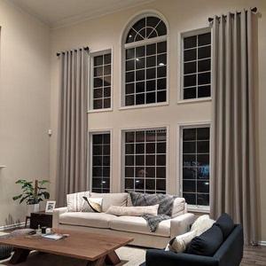 Feu acoustique isolé thermiquement <span class=keywords><strong>rideau</strong></span> insonorisé théâtre de velours insonorisé <span class=keywords><strong>rideau</strong></span> occultant de luxe pour le salon - Product Image 4