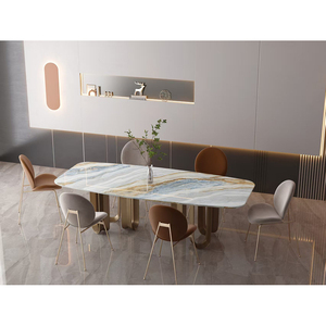 Lastre di <span class=keywords><strong>Marmo</strong></span> Multicolore di Lusso 750x1500mm, Serie Designer in Porcellana Anti-UV per Supermercati e Sale - Product Image 6