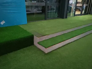 Gazon artificiel, pelouse synthétique, verdure réaliste pour l'extérieur, revêtement de sol de jardin haute simulation - Product Image 4
