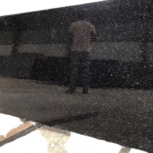 Granito Black Galaxy a precio de fábrica Encimeras y azulejos de losas grandes para hogares y oficinas elegantes - Product Image 1