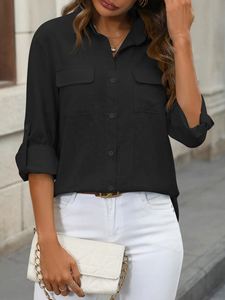 Nuo Elegante Damen-Freizeitoberteile Langarm-Hemden Blusen für Damenmode - Product Image 5