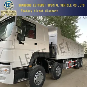 Sinotruck Howo 50ton 20cbm Dump Trucks 8x4 375hp Euro2 Heavy Duty New And Used Dump Tipper Trucks For Africa