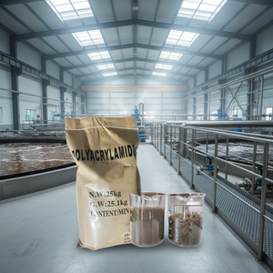 Agente di sedimentazione per polpa di carta, poliacrilammide anionica, flocculante poliacrilammide - Product Image 1