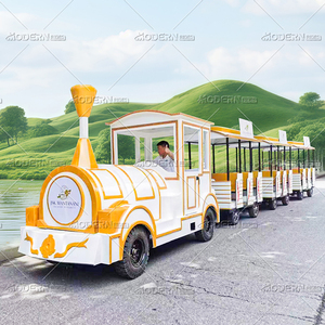 Popular Choice 27-seat Trackless Panda Theme <b>Train</b> With Cute Design For Kids And Family Amusement Rides For Sale - Product Image 4
