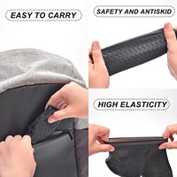 Couvre-Chaussures en Silicone Réutilisables Antidérapants de Qualité Supérieure, Protège-Chaussures de Pluie en Caoutchouc Portables et Taille Personnalisée