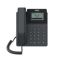 Téléphone VoIP SIP V50P de base Fanvil avec Linux OS et prise en charge TCP