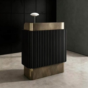 Mesa y Sillas de Oficina, Mostrador de Recepción, Mostrador Pequeño para Recepción, Mostrador de Recepción para Salón, Moderno - Product Image 4