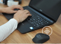 Ratón Inalámbrico Óptico Mini Logitech M275 para Oficina, con Retroiluminación LED USB, 3 Botones, Diseño para Diestros, en Stock