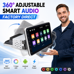 Navigation automobile Android universelle à écran rotatif à 360°, autoradio GPS WiFi 1 DIN, <span class=keywords><strong>antenne</strong></span> GPS WiFi, vente en gros - Product Image 1