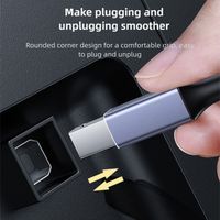 Câble de transfert de données haute vitesse USB 3.0 a mâle à B mâle Cordon de scanner pour ordinateur de bureau Pilotes de disque dur externes Pilotes d'imprimante