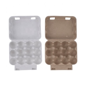 Hot Sale 12 egg Paper Quail Eggs Packing Tray Box Cartons