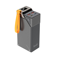 Budi Power Banks Portables Station d'Énergie Solaire Anker 65w 30000mah Batterie Li-polymère de Haute Qualité Affichage LED Power Bank USB C