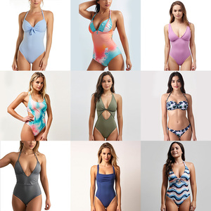 Traje de Baño de Una Pieza con Cierre Repreve Personalizado FIELD BALANCE, Traje de Baño de Manga Larga para Surfistas, para Mujer - Product Image 2