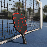 Pala de Pickleball de Fibra de Carbono Cruda Lingjun BOOMSTIK T700 de 16 mm, Aprobada por la USAPA, Raqueta Profesional Alargada, Logotipo Personalizado, Venta al Por Mayor OEM