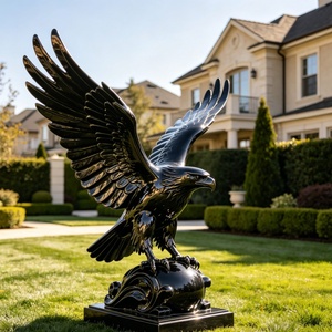 Estatua de Halcón de Acero Inoxidable de Tamaño Real Personalizada para Exteriores, Escultura de Jardín Resistente a la Intemperie, Adorno Hecho a Mano y Personalizado - Product Image 6