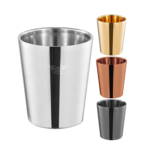 Bouteille isotherme incassable personnalisée, verre à liqueur thermique sous vide, tasse à thé ou à café, <span class=keywords><strong>double</strong></span> <span class=keywords><strong>paroi</strong></span> en acier inoxydable 304, <span class=keywords><strong>verres</strong></span> à vin - Product Image 1