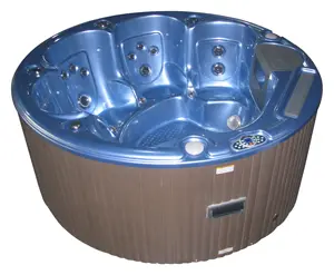 6人豪华巴宝蛇系统美国亚克力热水浴缸室外水疗/派对按摩浴缸