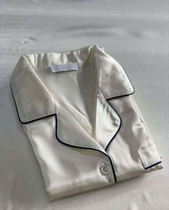 Ensemble de pyjama en soie unisexe respirant 100% soie de mûrier à manches longues, décontracté, grande taille, pour la maison - Product Image 4