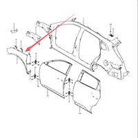 Ailes de voiture d'origine de haute qualité, compatibles avec les pièces des modèles BYD Qin, Han, Song, Yuan PLUS EV, Tang, Seal, Dolphin, Seagull – Pièces automobiles
