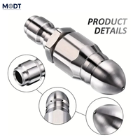 Raccord de tuyau pour nettoyeur haute pression, connecteur mâle NPT 3/8'', connexion rapide, prise SS304, 5000 PSI, pour peinture de surfaces