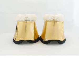 Botas de Neopreno Premium OVERREACH/BELL para Caballos, Equipo Ecuestre de Felpa - Product Image 1