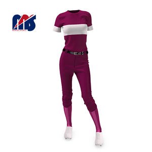 Design personnalisé 100% polyester pleine sublimation baseball uniforme manches courtes Chemise Jeunes Adultes Enfants softball Uniforme - Product Image 4