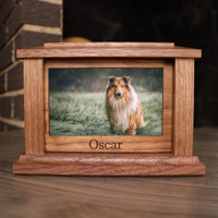 Fabricant chinois d'urnes funéraires en bois pour animaux de compagnie, vente en gros sur mesure
