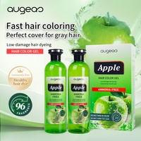 Champú en Gel para Coloración del Cabello Negro Fruta, Marca Privada, Sin Amoníaco, Coloración Permanente en Crema para Cabello Negro Manzana