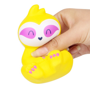 Pu Foam Sloth Fidget Toy For Kids 2 To 4 Years Unisex Soft <b>Squishy</b> Stress Relief Plaything - Product Image 5