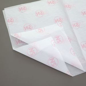 Papier de soie d'emballage personnalisé 17GSM 30g 60g 80g avec impression de logo pour vêtements, blanc, noir, rouge, coloré - Product Image 4