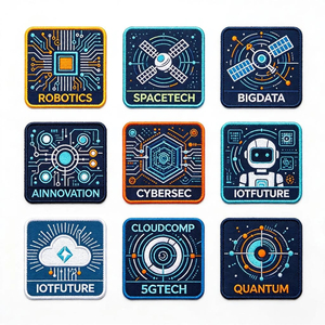 Patch brodé robuste avec fixation auto-agrippante <span class=keywords><strong>Velcro</strong></span> pour équipement tactique et usage extérieur – Fournisseur d'usine - Product Image 2