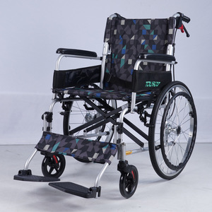 Silla de Ruedas Manual de Aleación de Aluminio, Plegable, Ligera, Duradera, Fácil de Usar, para Personas Mayores y con Discapacidad - Product Image 1