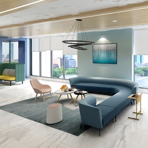 Modern North American Fabric Three Seat Home Furniture Sofa Hotel <b>Corner</b> Sectional Sofa Chaise From China - Product Image 5