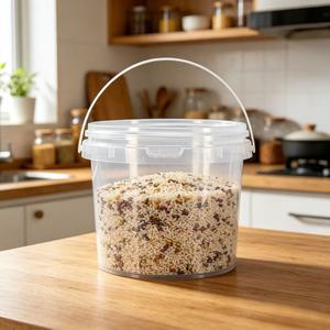 Cubo Pequeño Transparente de Plástico PP, Contenedor Redondo Hermético para Alimentos, Almacenamiento de Señuelos de Pesca y Aparejos - Product Image 6
