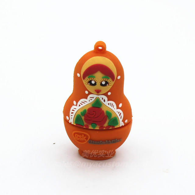 DZ-001 Wedding Gift Little Girl Shape Usb Flash Drives Bulk Cheap Custom Rubber Kids Shape Usb Stick