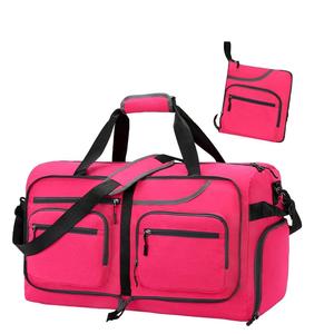 กระเป๋าเดินทางแบบดัฟเฟิลคุณภาพสูง สไตล์สปอร์ต พร้อมซิปปิด ปรับแต่งขนาดและสีได้ รับผลิตแบบ OEM วัสดุโพลีเอสเตอร์ - Product Image 1
